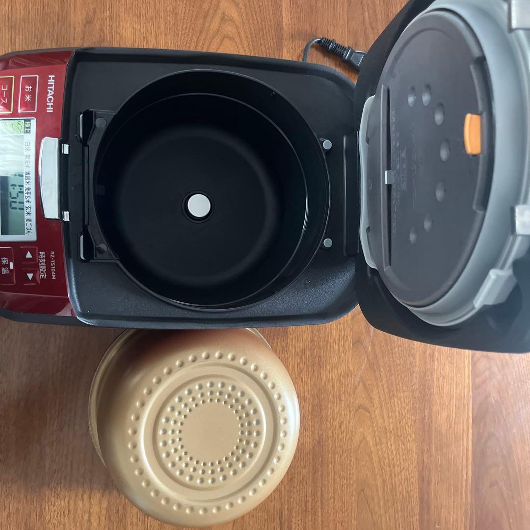 HITACHI IH炊飯器 RZ-TS104M 赤 2021年製