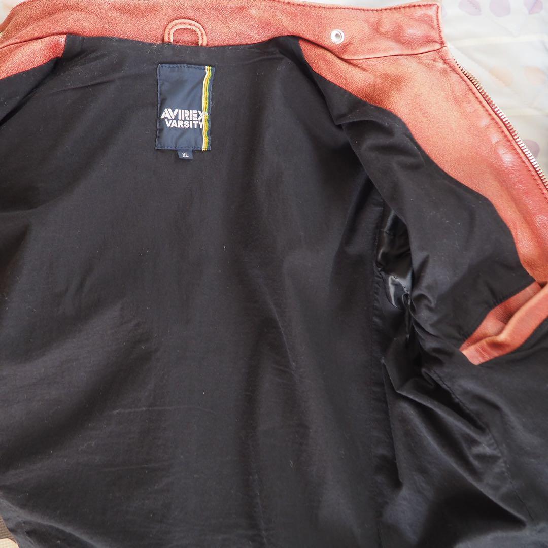 （最終）AVIREX ブラウン シングルライダース