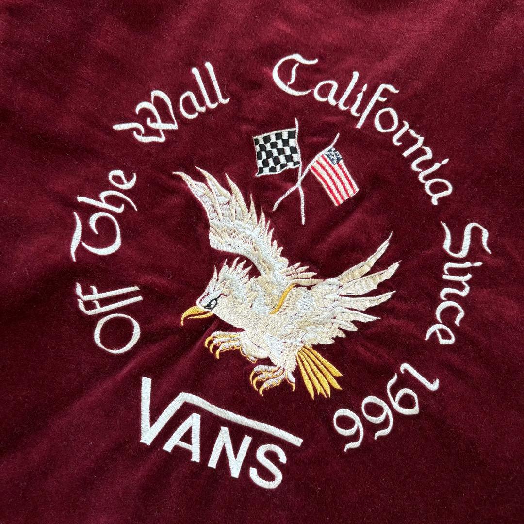 【VANS】 バンズ 別珍 ベロアスカジャン スーベニアジャケット イーグル刺繍