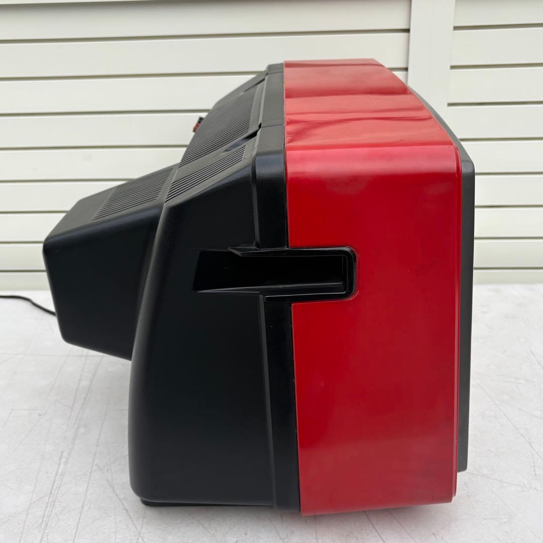 1978年製■昭和レトロ■SHARP ブラウン管テレビ　CT-1405R 赤色