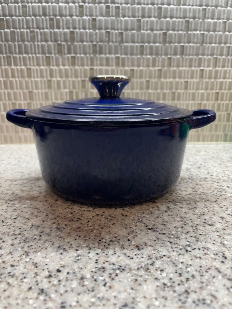 LE CREUSET ルクルーゼ 鍋　18cm ブルー