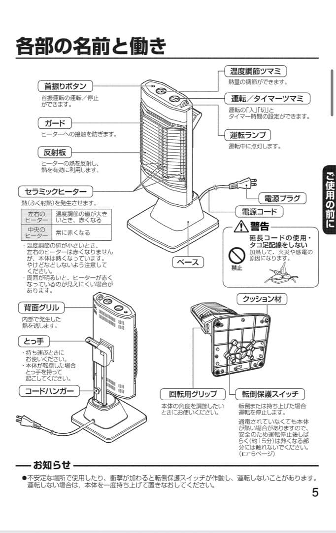 【動作確認済み】ダイキン 遠赤外線 ERFT11LS セラムヒート 省電力