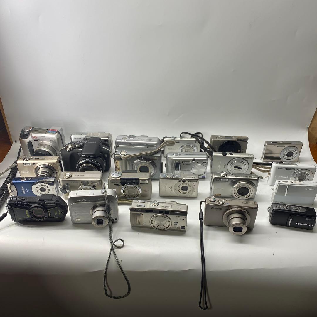 デジタルカメラセット 23台 コンデジ　まとめ売り