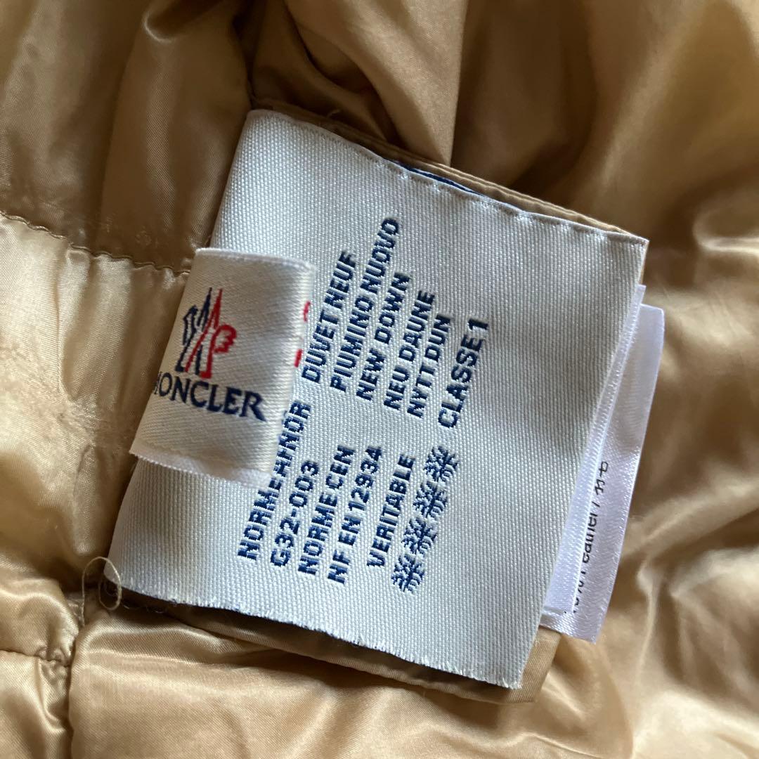 モンクレール MONCLER ライトダウンコート M 超軽量 フード付き 上品