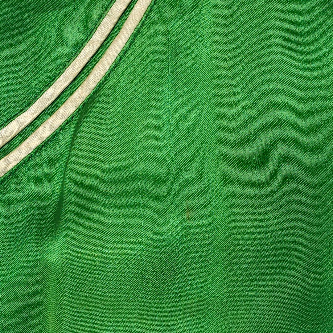 イオラニ 金魚 スカジャン スーベニアジャケット 和柄 グリーン 緑 ブラック