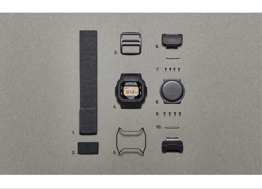 N.HOOLYWOOD × G-SHOCK 第5弾　DW-D5600NH-1JR