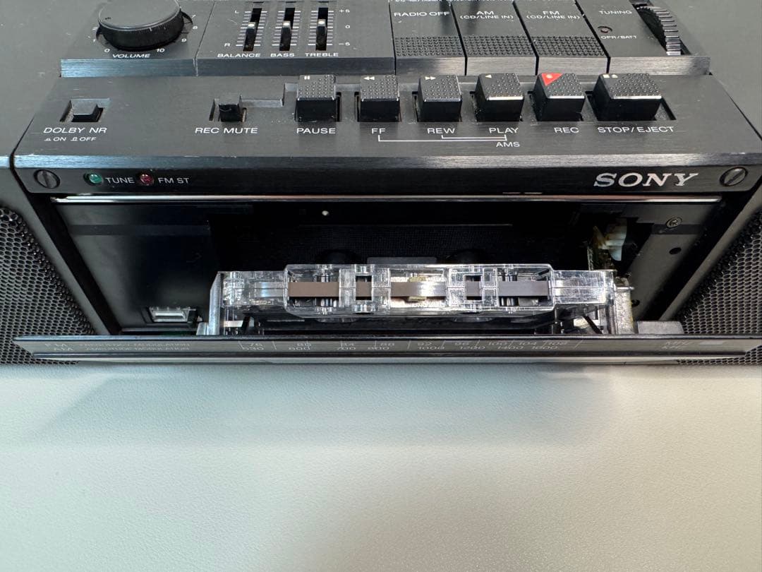 SONY ZXー7 AM FM ステレオカセットレコーダー