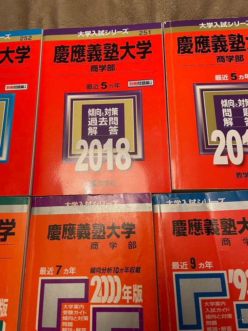 慶應義塾大学 商学部 赤本✨過去問　中古美品✨24時間以内発送