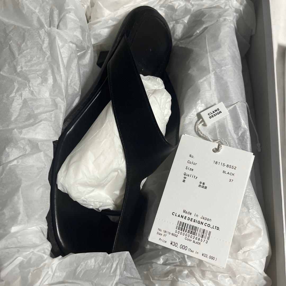 CLANE クラネ CURVED DESIGN SANDALS 37サイズ