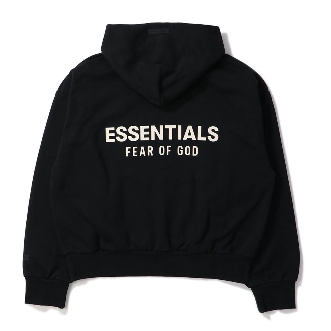 ESSENTIALS FEAR OF GOD ブラックパーカー