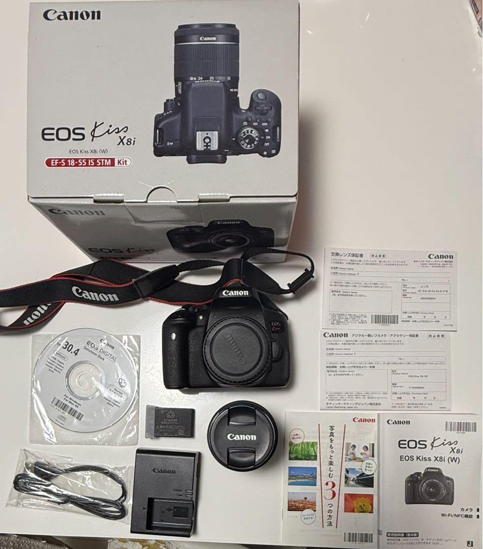 Wifi対応　Canon EOS Kiss X8i レンズキット