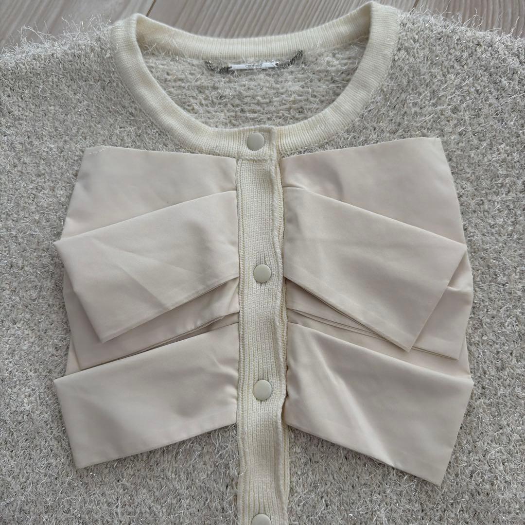 CELFORD☆ ダブルリボンニットジャケット 美品