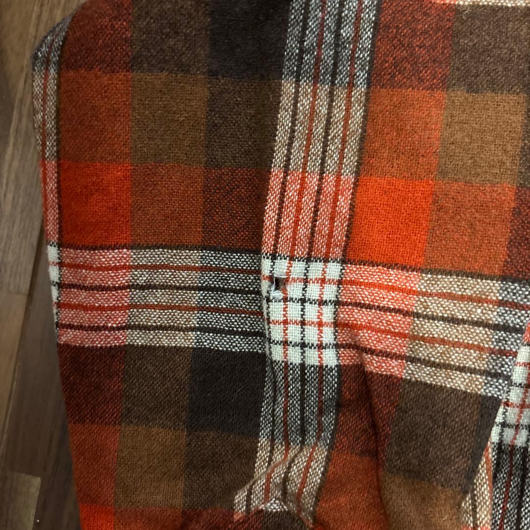 ウ*ー様 60.70年代　Pendleton ボードシャツ　開口　L