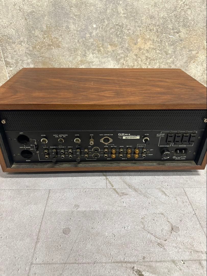 ハ*ス様 LUXMAN CL35 MK-III 真空管 プリアンプ管球式コントロ