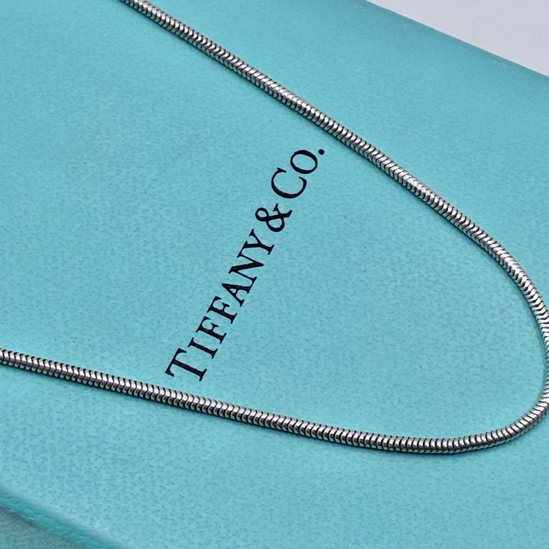 ティファニー スネークチェーン ネックレスチェーンのみ 45cm シルバー