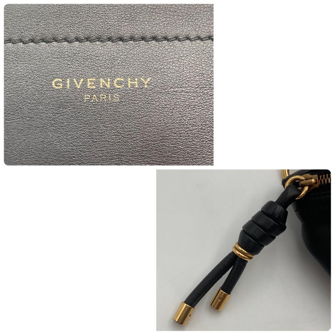 mai！超美品✨ GIVENCHY ウィップ ベルトバッグ 黒 チェーン