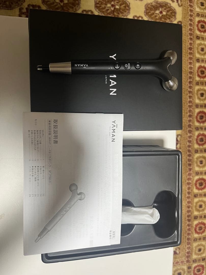 最新YAMAN ニードルリフトポインター美顔器 PSM-81 ブラック　数回使用