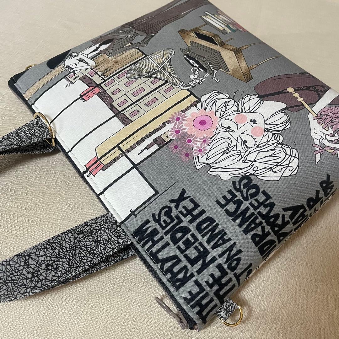 ♡hexグレーで2個♡ハンドメイド　アレキサンダーヘンリー