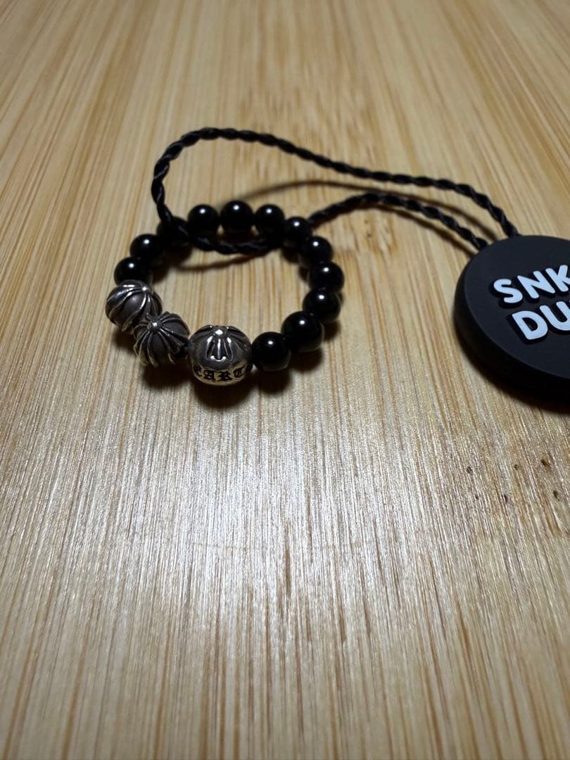 クロムハーツ　ビーズ　リング　インボイス付属　鑑定済み