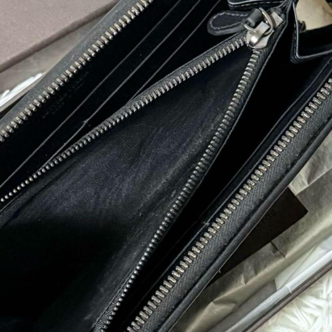 ⭐️未使用級⭐️　ボッテガヴェネタ　イントレチャート　ロングウォレット　ブラック