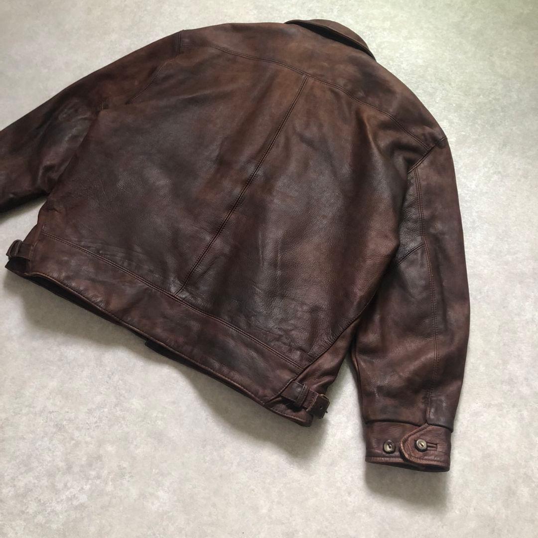 パキジャン90s ムートンライナ A-2 フライトジャケットヴィンテージ レザー