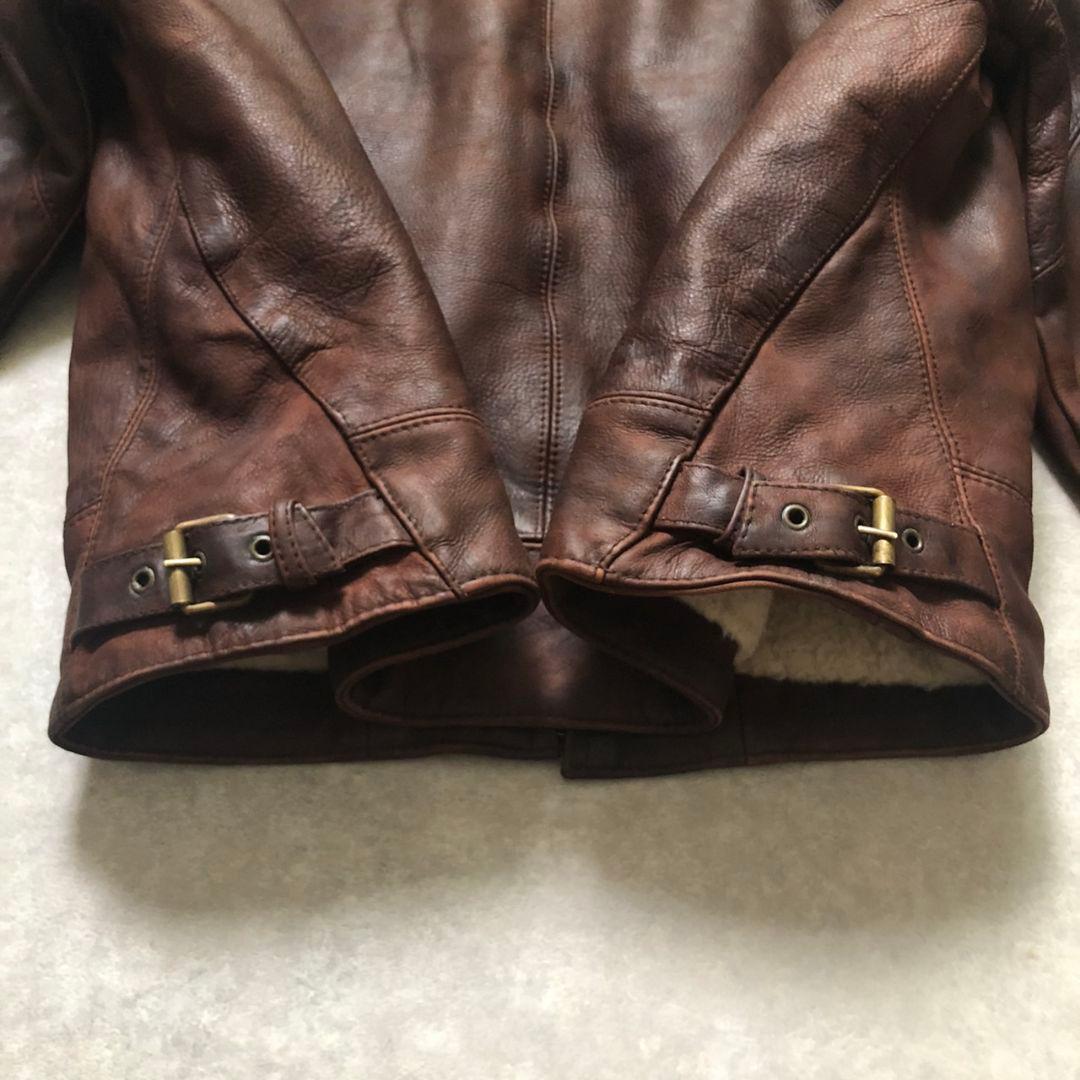 パキジャン90s ムートンライナ A-2 フライトジャケットヴィンテージ レザー