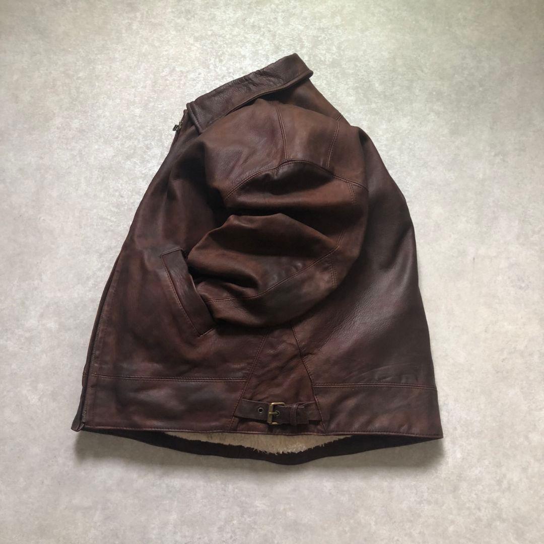 パキジャン90s ムートンライナ A-2 フライトジャケットヴィンテージ レザー