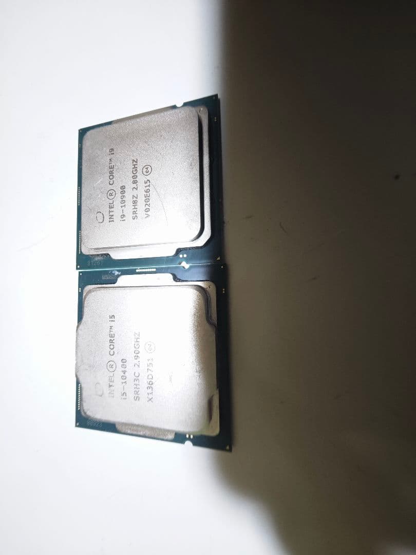 m*o様 Intel Core i5-10400 1枚 i5-10900 1枚計