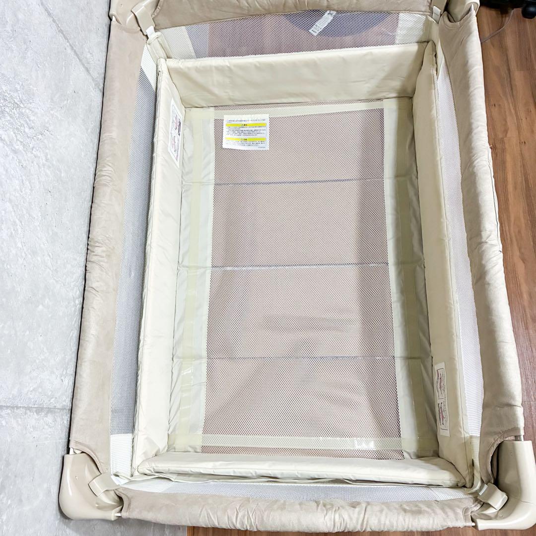 Aprica ココネルエアープラス ベビー ベッド シュークリームGR