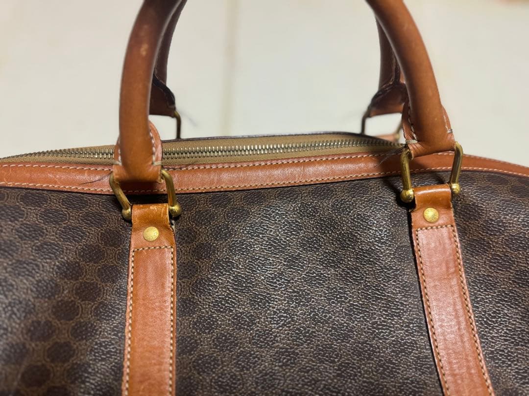 【CELINE】オールドセリーヌ マカダム ボストンバッグ