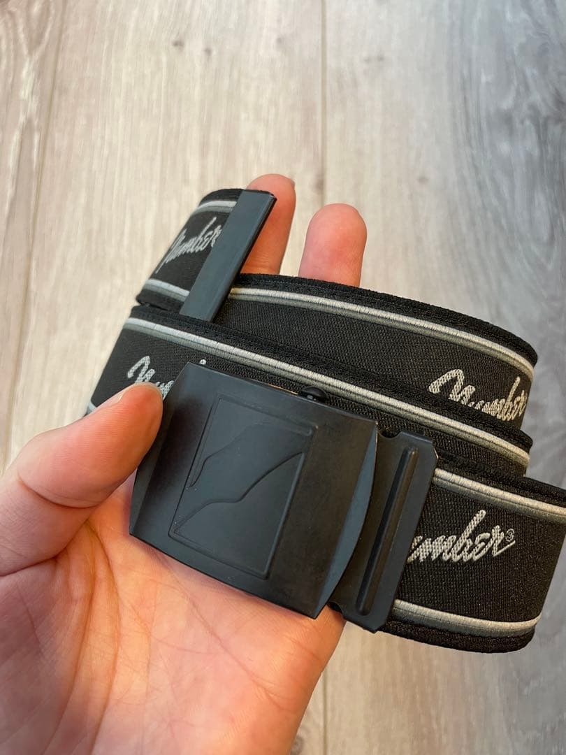 ナンバーナイン フェンダー　ベルト 黒 グレー　初期　アーカイブ