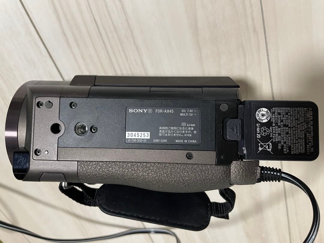 SONY Handycam 4K ビデオカメラ FDR-AX45