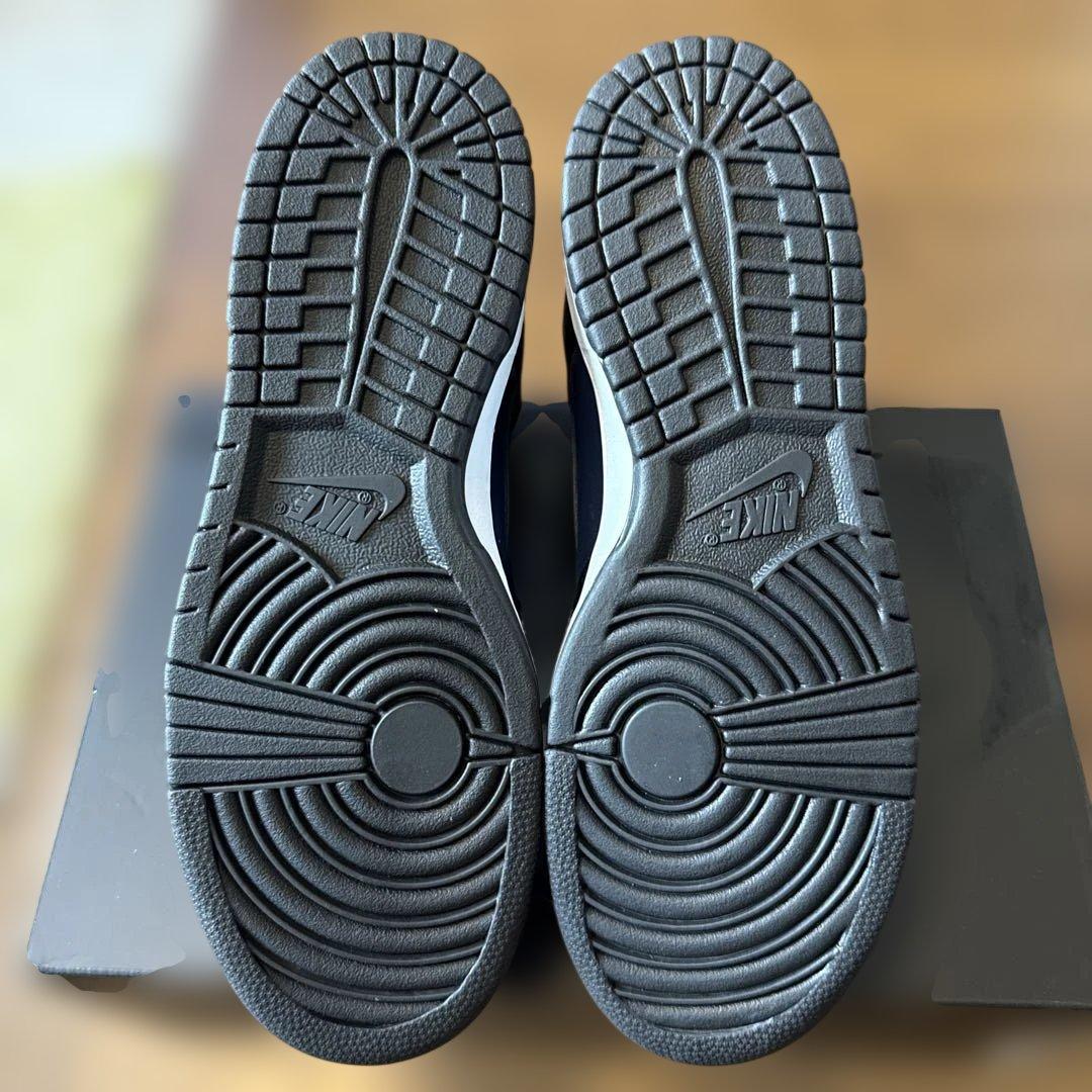 Nike DJ0383-400 ネイビー/ブラック ハイカットスニーカー