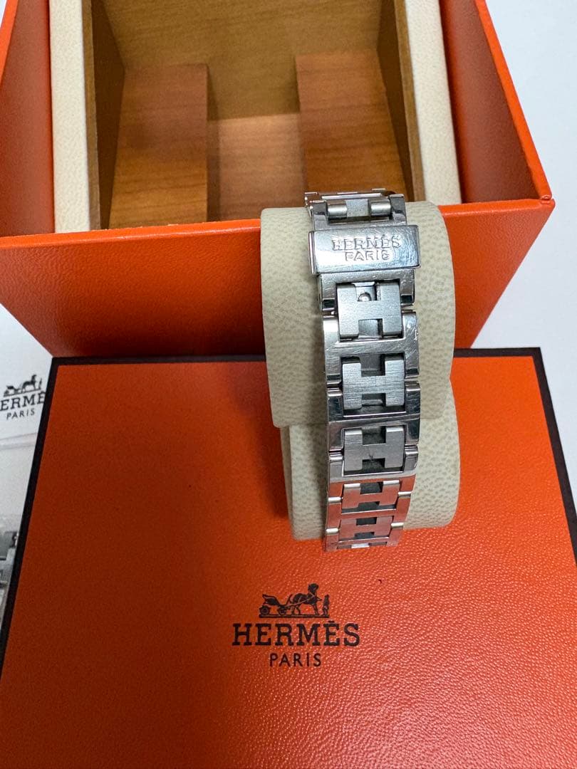 ★HERMES クリッパーCLIPPER ピンクフェイス★