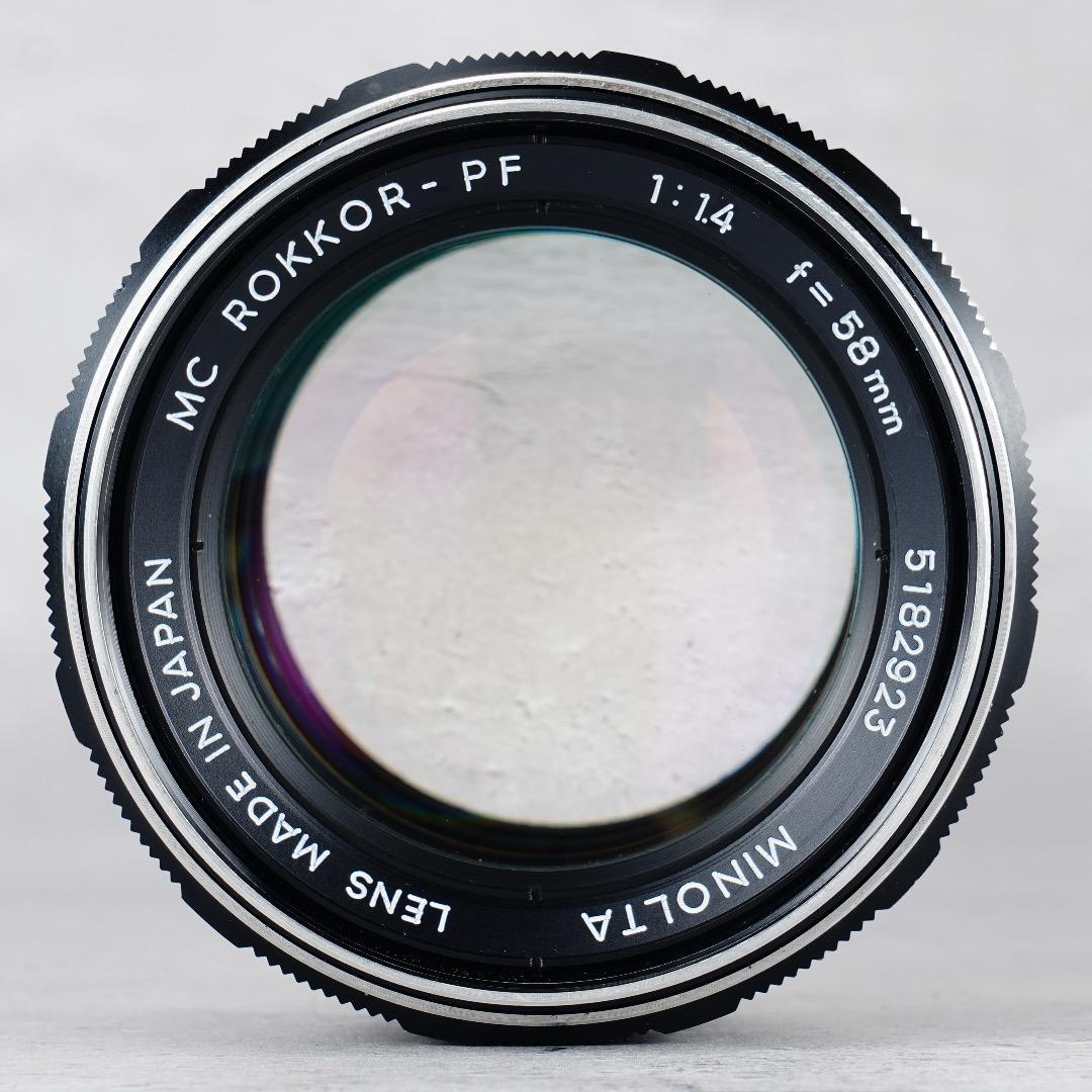 【整備＆テスト済】ミノルタ MC-ROKKOR PF 58mm F1.4 923