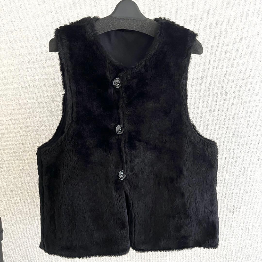 エンジニアドガーメンツ　リバーシブルファーベスト　定価40,700円