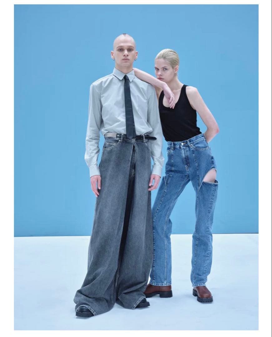 【裾上げ済】ジョンローレンスサリバン　レディース　デニム（Sサイズ）