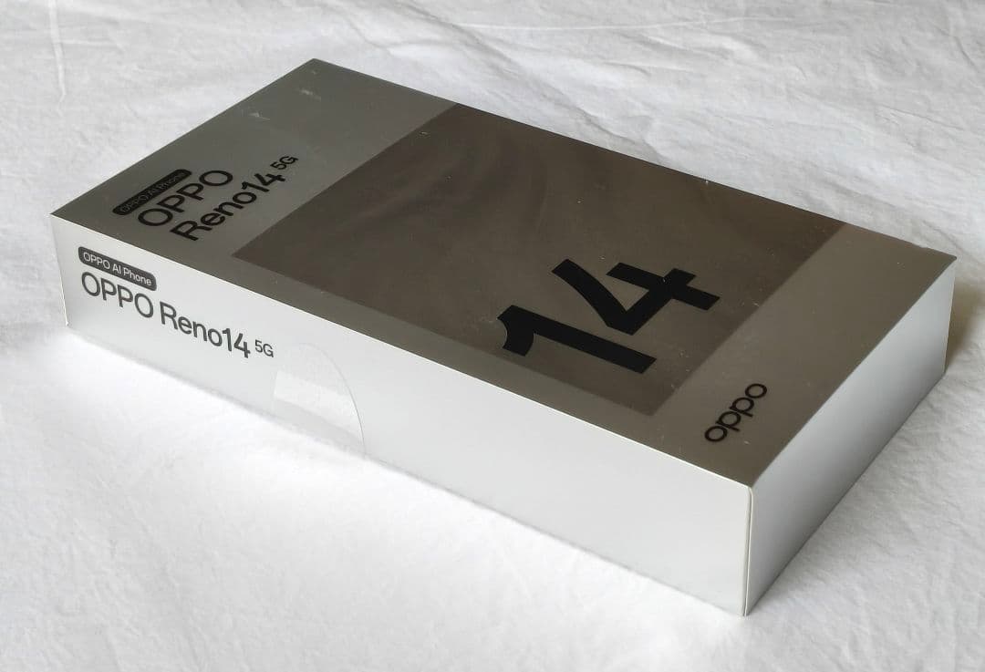 【新品未開封】OPPO CPH2737 Reno14 5G/SIMフリー/国内版