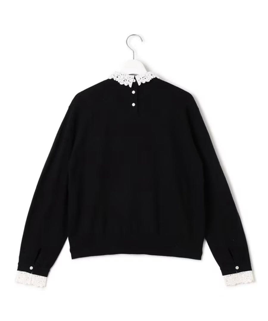 【タグ付き新品】23区S エンブロイダリー レース　ニット 現行品