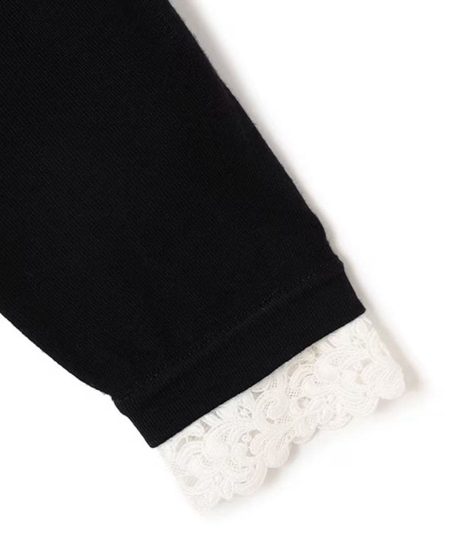 【タグ付き新品】23区S エンブロイダリー レース　ニット 現行品