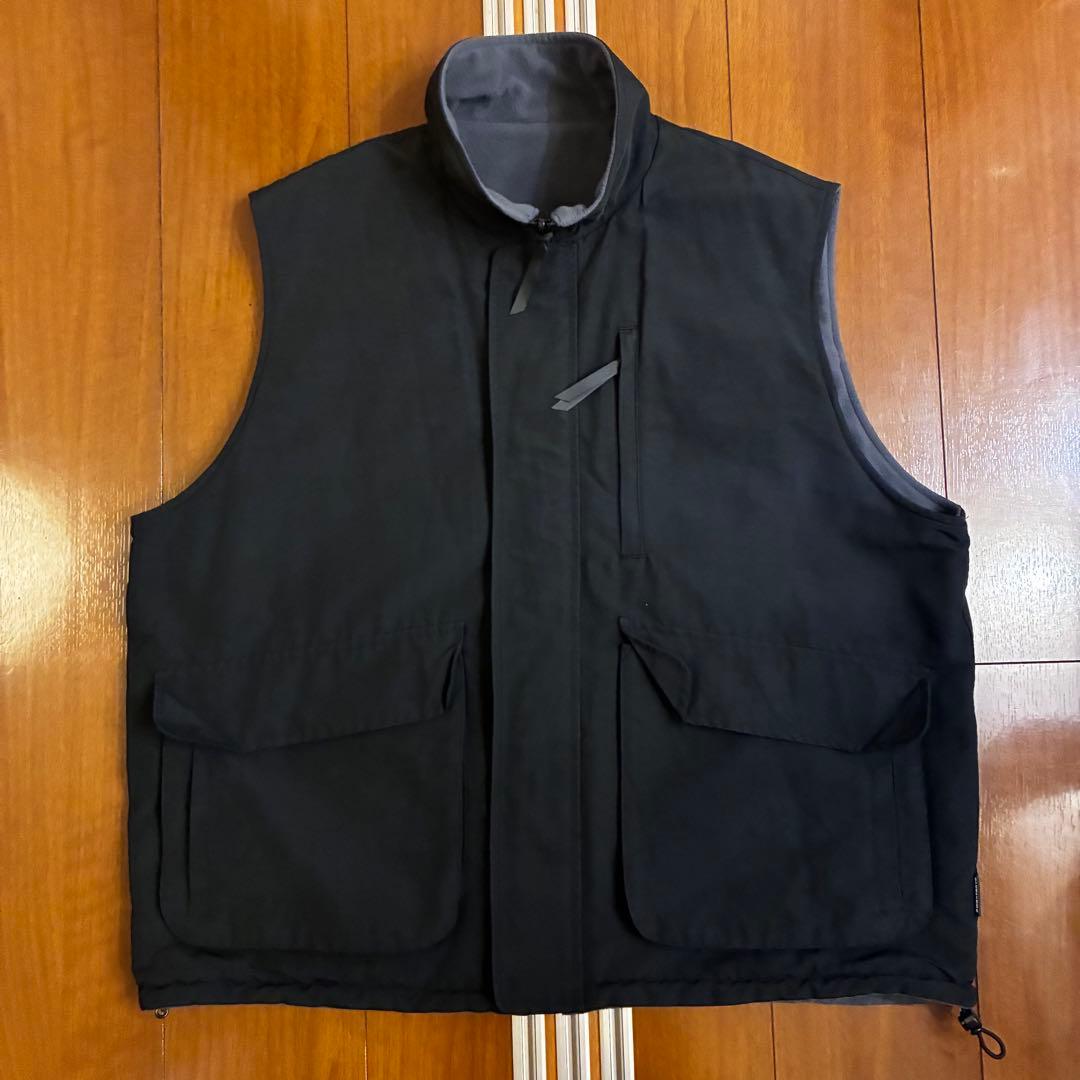 し*ち様 PWA WIND-STOP RV VEST BLACK GREY ベス