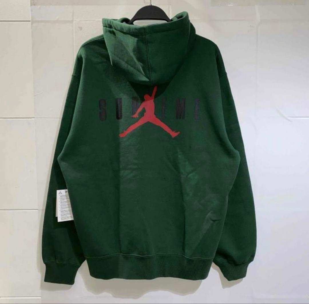 SUPREME JORDAN ロゴ パーカー M