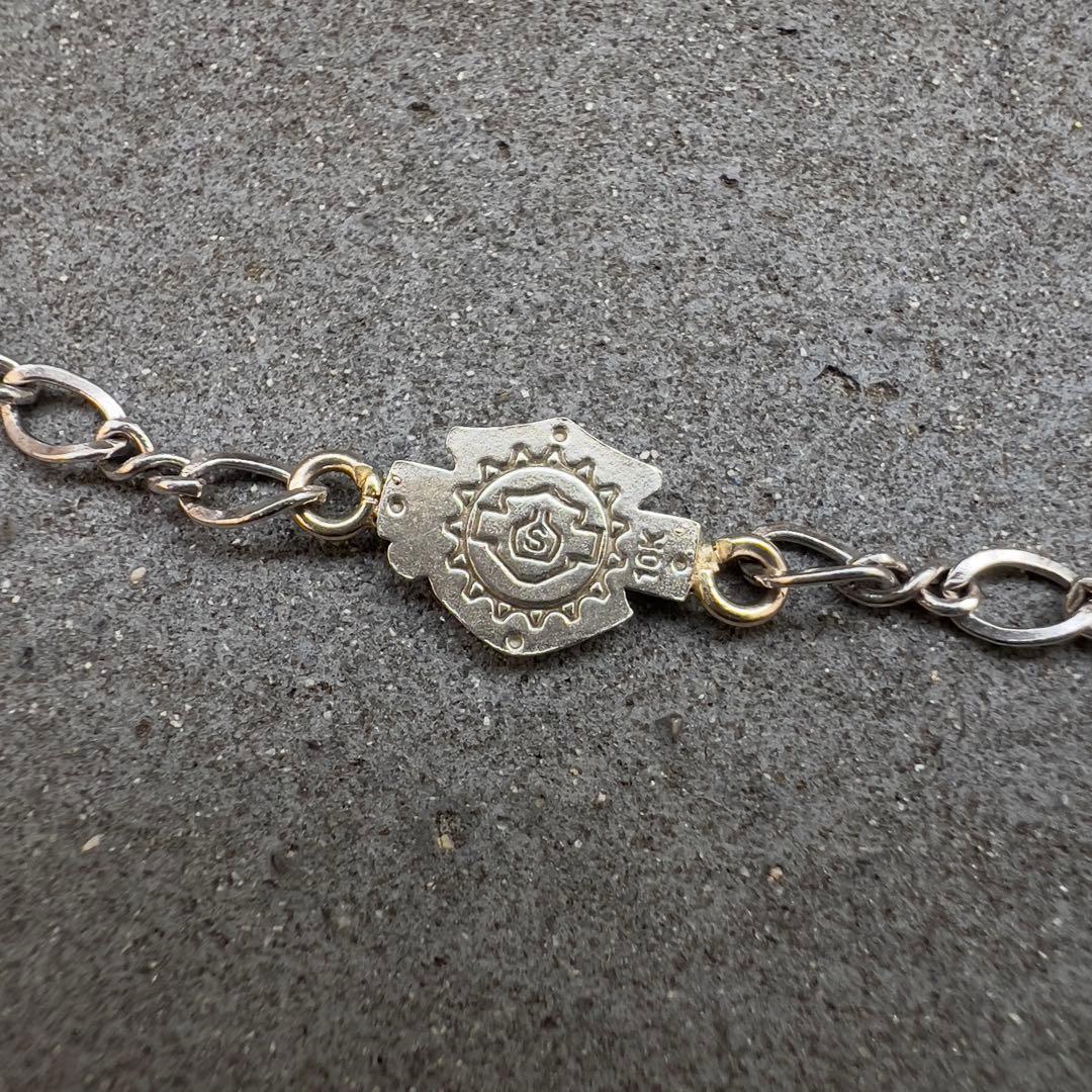 オフィシャル ハーレーダビッドソンブレスレット 10Kホワイトゴールド