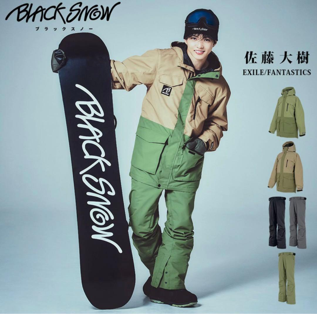 【新品】BLACK  Mサイズ　スノーボードウェア　スキーウェア　メンズ