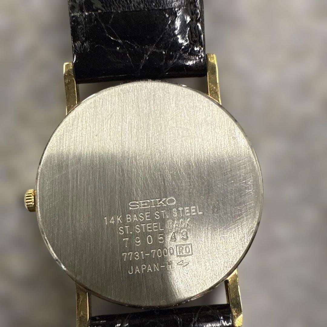 d*g様 035クォーツ 時計【動作未確認】SEIKO　DOLCE　7731-7