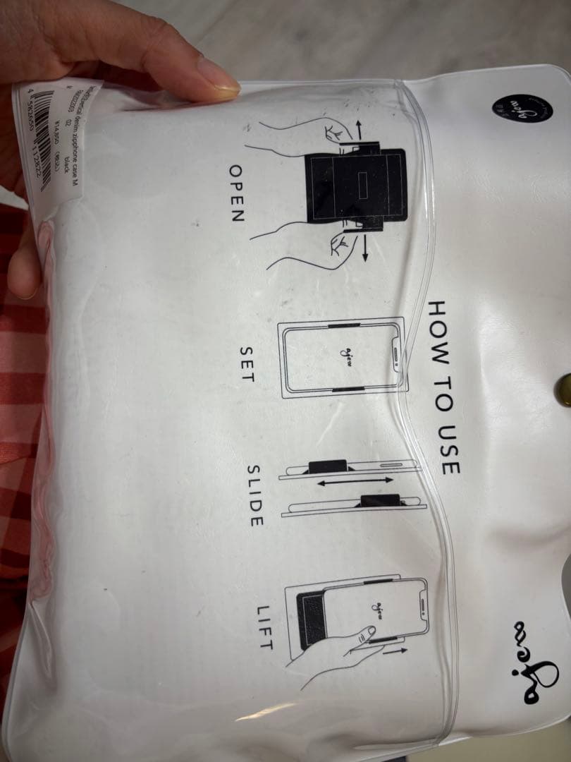 familiar ajew ブラック ケース　ネイビー　新品未使用