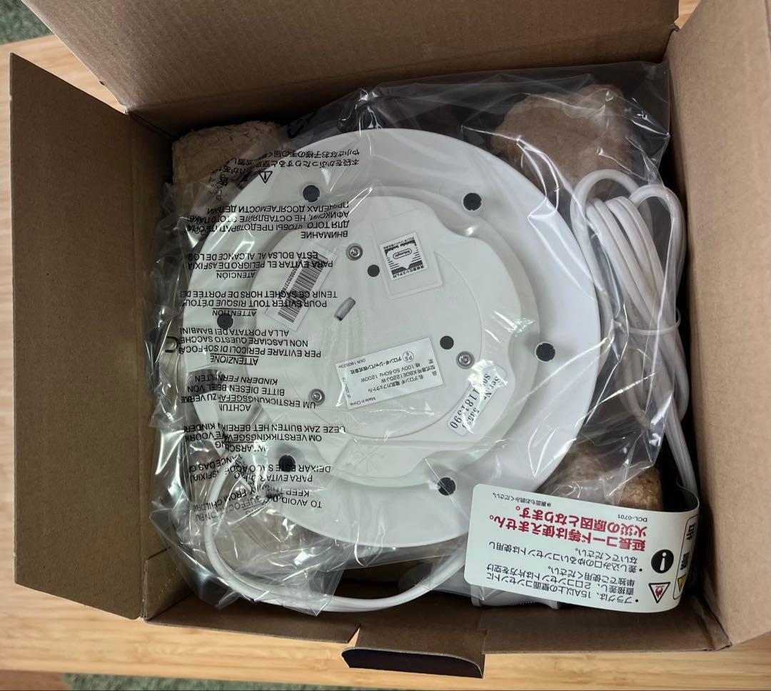 アイコナ 電気カフェケトル ピースフルホワイト　デロンギ　未使用