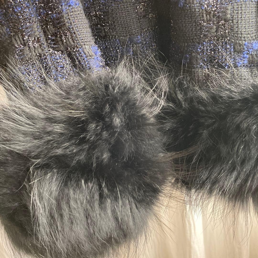 【週末価格】グレースコンチネンタル グレースクラス　ツイード ダウンコート