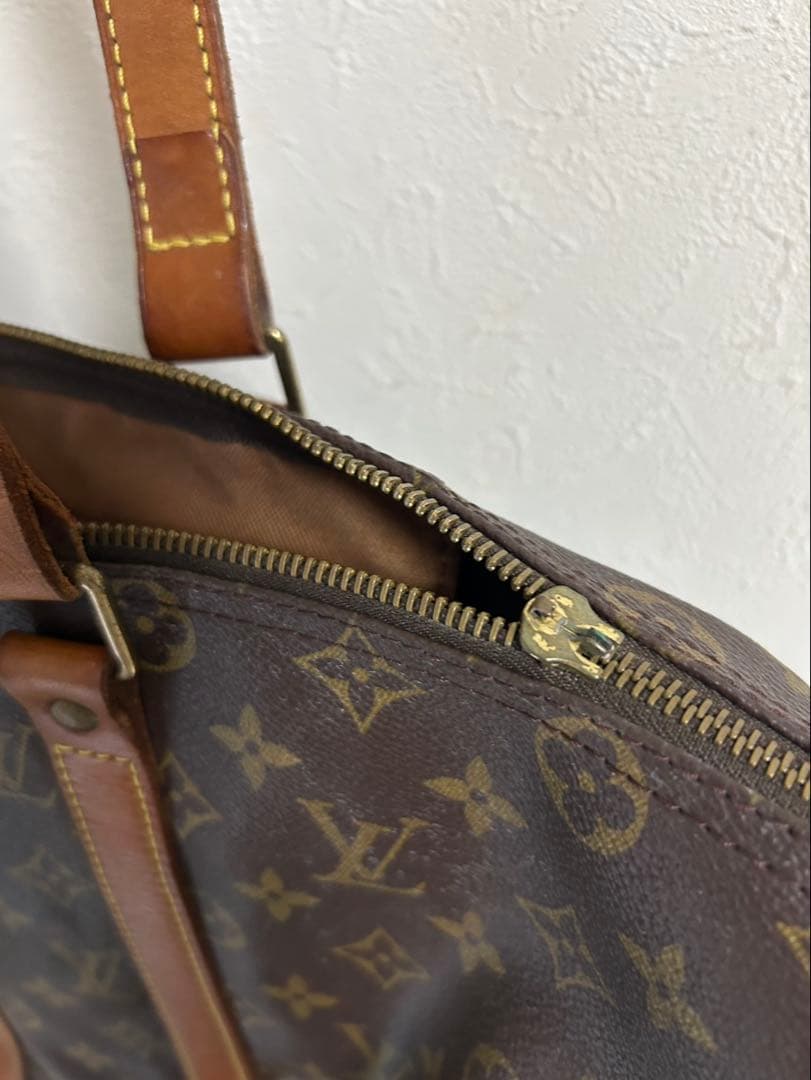 Louis Vuitton ヴィトン　ビトン　モノトーンボストンバッグ ブラウン
