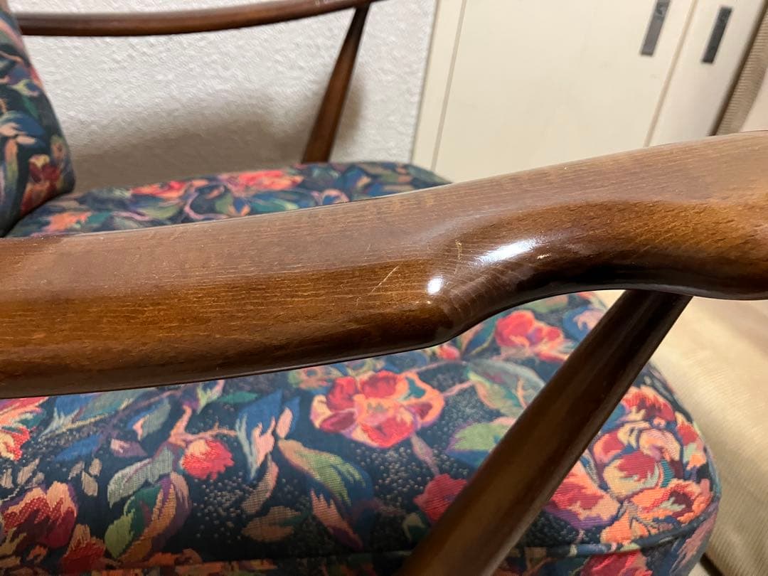 カリモク karimoku コロニアルシリーズ ハイバック ラウンジチェア